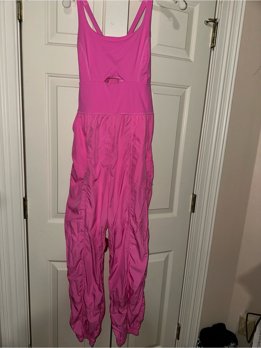 FP Movement by Free People Hot Pink righteous runsie jumpsuit size small